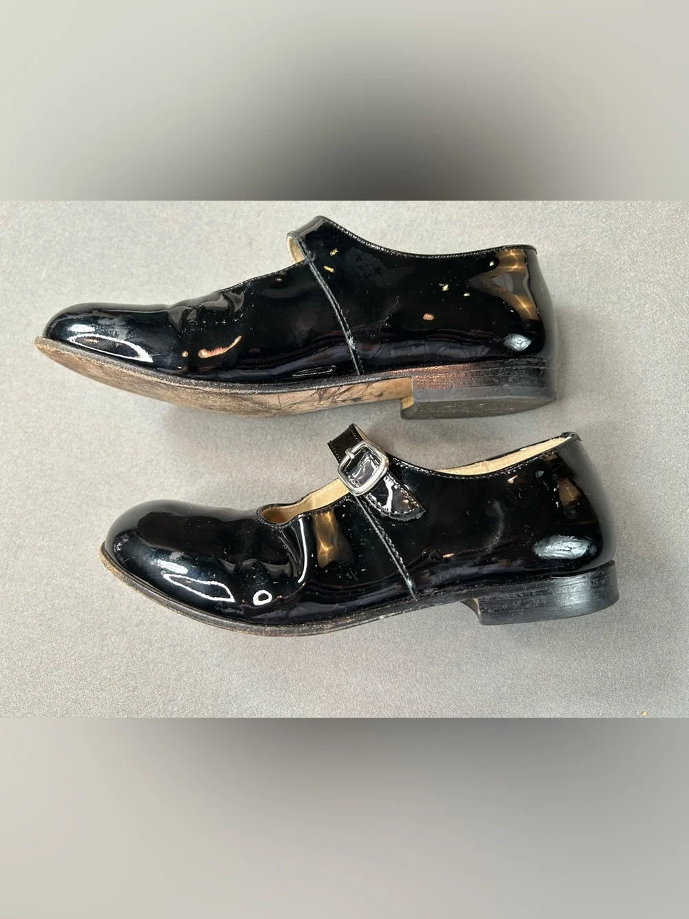 Girls Black‎ Patent Mary Jane Shoes by Little Eric Size 30